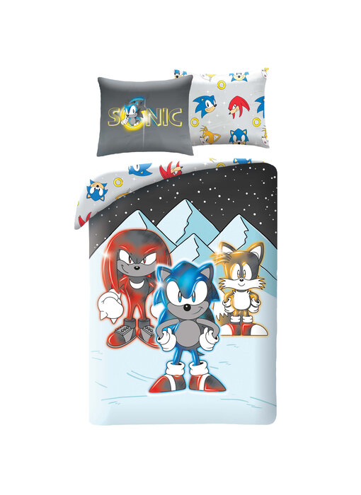 Sonic the Hedgehog Dekbedovertrek Friends 140 x 200 cm + 70 x 90 cm Polyester