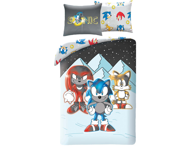 Sonic Duvet cover Friends - 140 x 200 + 70 x 90 cm - Polyester