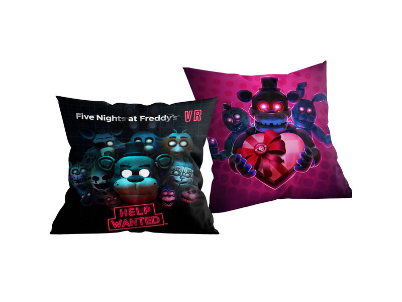 Five Nights at Freddy's Dekokissen, Help Wanted – 40 x 40 cm – Polyester
