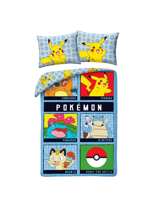 Pokémon Duvet cover Battle 140 x 200 cm + 70 x 90 cm Cotton