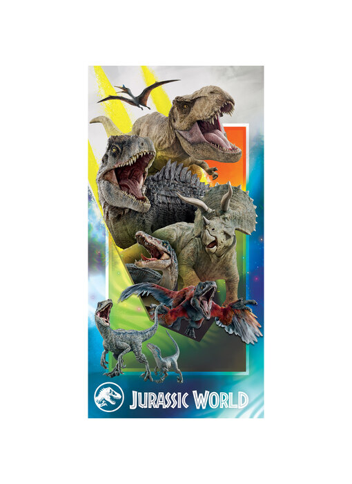 Jurassic World Strandlaken Indominus Rex 70 x 140 cm Katoen