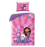Gabby's poppenhuis Housse de couette BÉBÉ, Party-Tastic - 100 x 135 cm + 60 x 40 cm - Coton