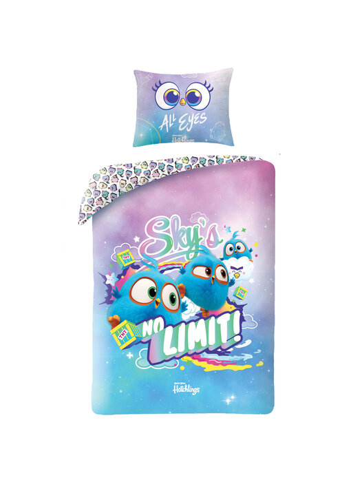 Angry Birds Hatchlings BABY Dekbedovertrek Sky's No Limit 100 x 135 cm Katoen