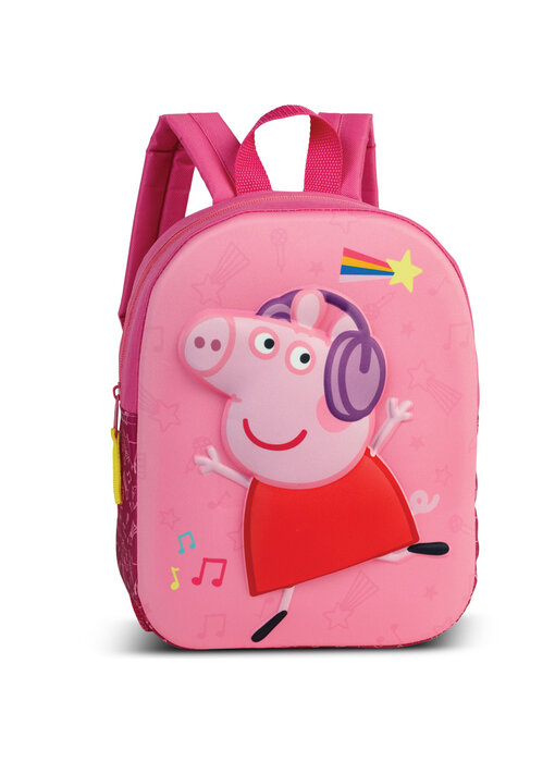 Peppa Pig Kleinkinderrucksack Musik 3D 32 x 25 x 6 cm Polyester