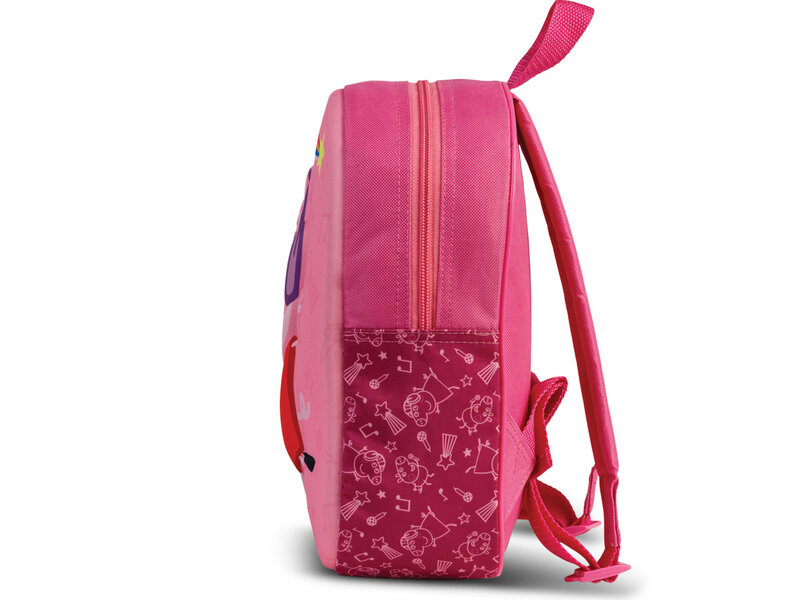 Peppa Pig Sac à dos pour enfant, Musique 3D - 32 x 25 x 6 cm - Polyester