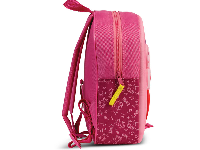 Peppa Pig Sac à dos pour enfant, Musique 3D - 32 x 25 x 6 cm - Polyester