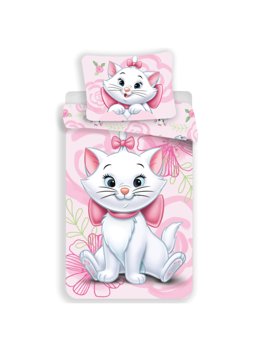 Disney Aristocats Dekbedovertrek Pink 140 x 200 cm 70 x 90 cm Katoen