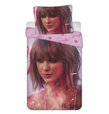 Taylor Swift Dekbedovertrek, Swiftie - 140 x 200 + 70 x 90 cm - Katoen
