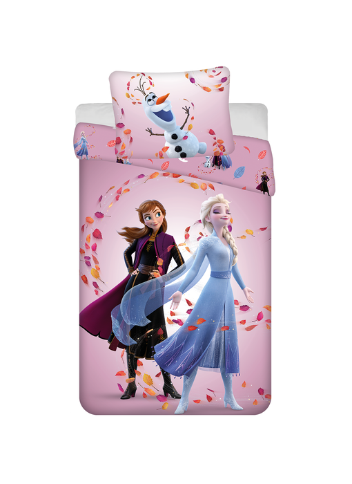 Disney Frozen Housse de couette Magical Time 140 x 200 + 60 x 80 cm Coton