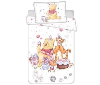 Disney Winnie the Pooh BABY Duvet cover, Party 135 x 100 + 40 x 60 cm Cotton