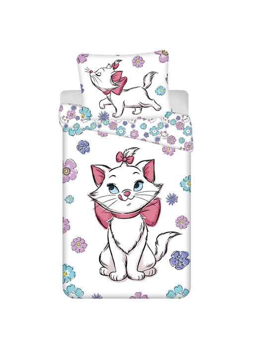 Disney Aristocats Dekbedovertrek Flowers 140 x 200 cm 70 x 90 cm Katoen