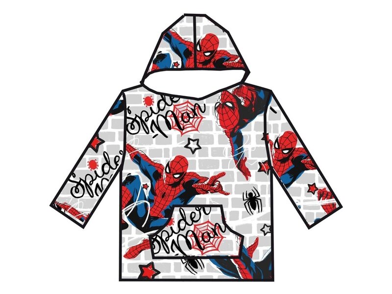 SpiderMan Couverture polaire à capuche, Araignée - Enfant - Taille unique (7-14 ans) - Polyester