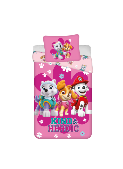 PAW Patrol Housse de couette Heroic 140 x 200 cm + 60 x 80 cm Coton
