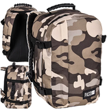 PASO Rugzak, Camouflage - 40 x 25 x 20 cm - Polyester
