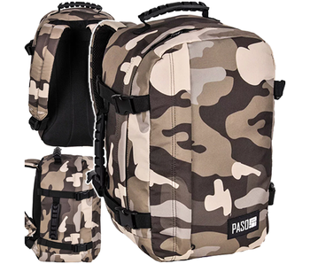 PASO Rugzak Camouflage 40 x 25 x 20 cm Polyester