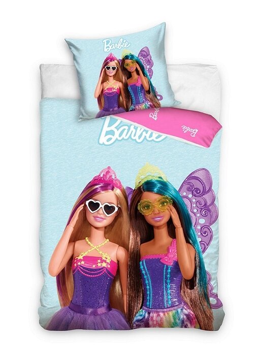 Barbie Bettbezug Smile 140 x 200 cm / 60 x 70 cm Baumwolle