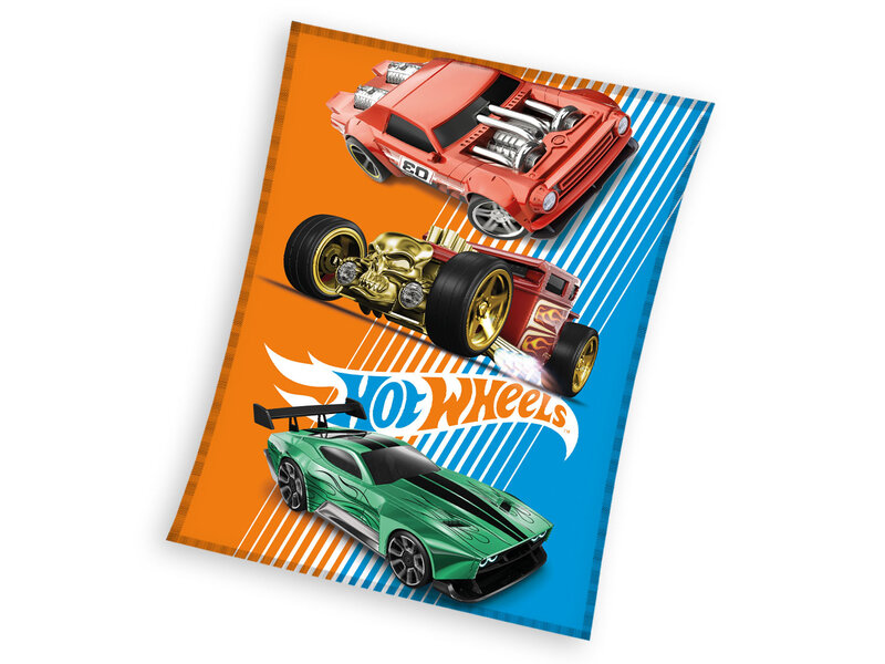 Hot Wheels Fleece blanket, Speed - 130 x 160 cm - Polyester