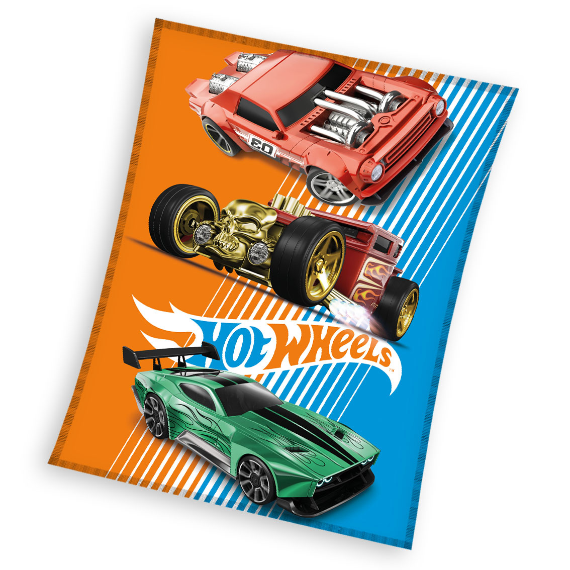 Hot wheels fleece blanket sale