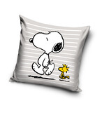 Snoopy Dekokissen, Friends – 40 x 40 cm – Polyester-Polarfleece