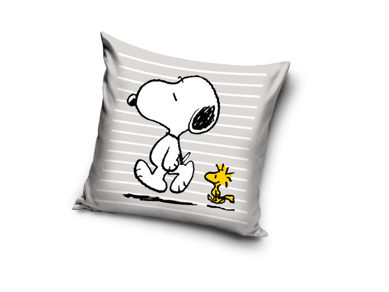 Snoopy Sierkussen, Friends - 40 x 40 cm - Polyester Polar Fleece