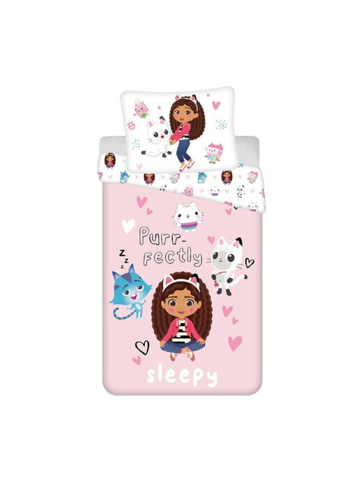 Gabby's poppenhuis Dekbedovertrek Home 140 x 200 + 65 x 65 Polykatoen