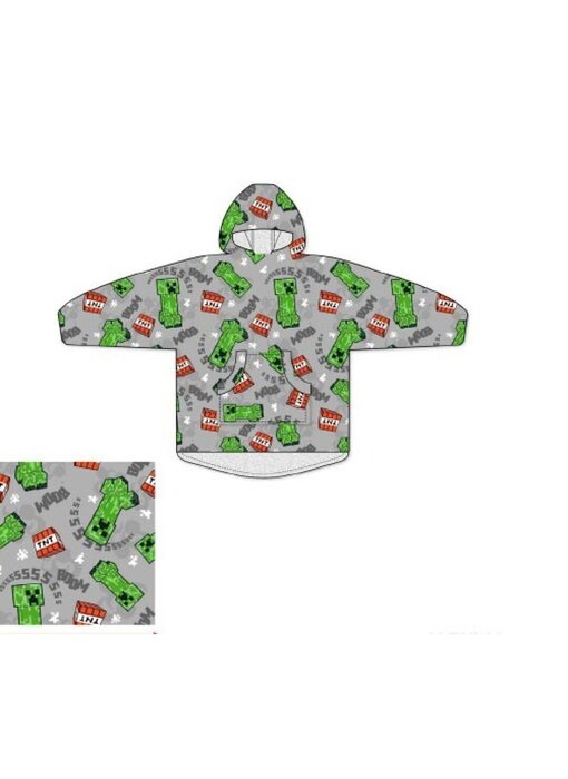 Minecraft Hoodie Fleece blanket Boom Child (7 - 14 years) Polyester