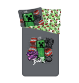 Minecraft Duvet cover, Metro Art - 140 x 200 + 70 x 90 cm - Cotton