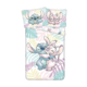 Housse de couette Feuilles 140 x 200 cm + 70 x 90 cm Coton