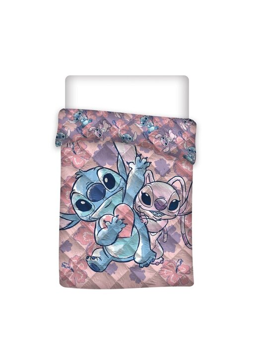 Disney Lilo & Stitch Couvre-lit Stitch et Angel 140 x 200 cm Polyester