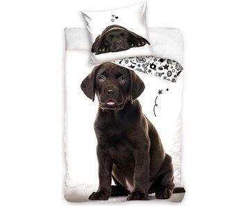 In Home Housse de couette Labrador 140 x 200 cm / 60 x 70 cm Coton