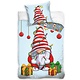 Bettbezug Christmas Gnome 140 x 200 cm / 60 x 70 cm Baumwolle