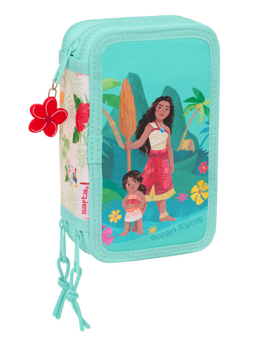 Disney Vaiana Gevuld Etui Ocean Sisters (36 stuks) 19,5 x 12,5 cm Polyester