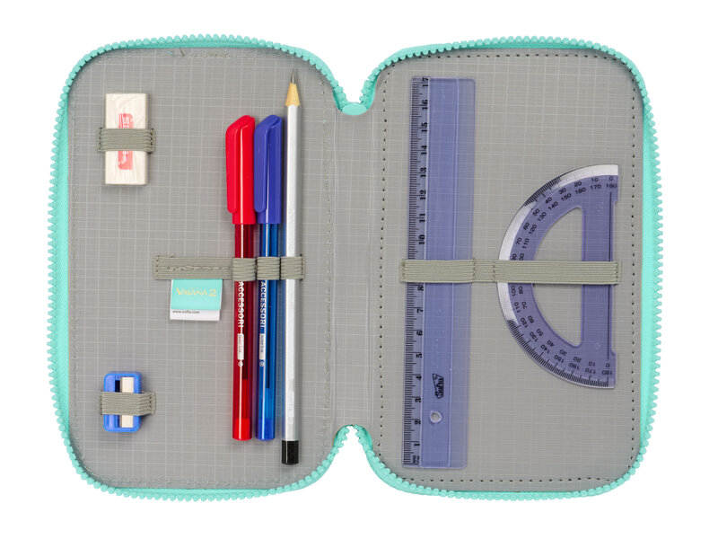 Disney Vaiana Trousse remplie, Ocean Sisters - 36 pièces - 19,5 x 12,5 x 5,5 cm - Polyester