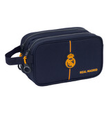 Real Madrid Trousse de toilette, Futbol - 26 x 15 x 12,5 cm - Polyester
