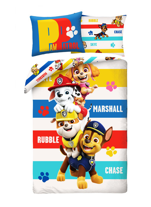 PAW Patrol Bettbezug Team 140 x 200 cm / 70 x 90 cm Baumwolle