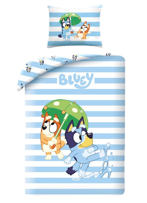 Bluey Housse de couette Rain 140 x 200 cm / 70 x 90 cm Coton