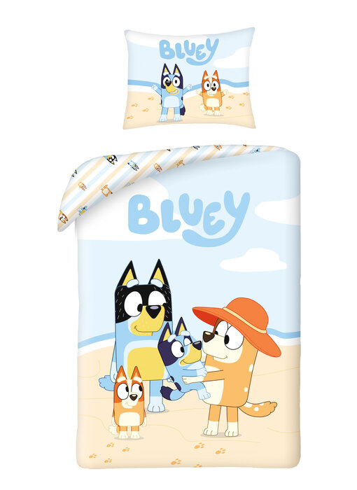 Bluey Duvet cover Beach Time 140 x 200 cm / 70 x 90 cm Cotton