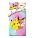Pokémon Duvet cover Pikachu Eevee - Single - 140 x 200 + 70 x 90 cm - Polyester Pokémon Duvet cover Pikachu Eevee - Single - 140 x 200 + 70 x 90 cm - Polyester