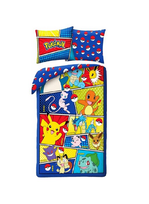 Pokémon Duvet cover Screams 140 x 200 cm + 70 x 90 cm Cotton