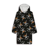 One Piece Hoodie-Fleecedecke, Skull – Erwachsene – Einheitsgröße – Polyester