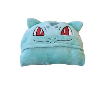 Pokémon Fleecedeken met capuchon bulbasaur - 120 x 150 cm