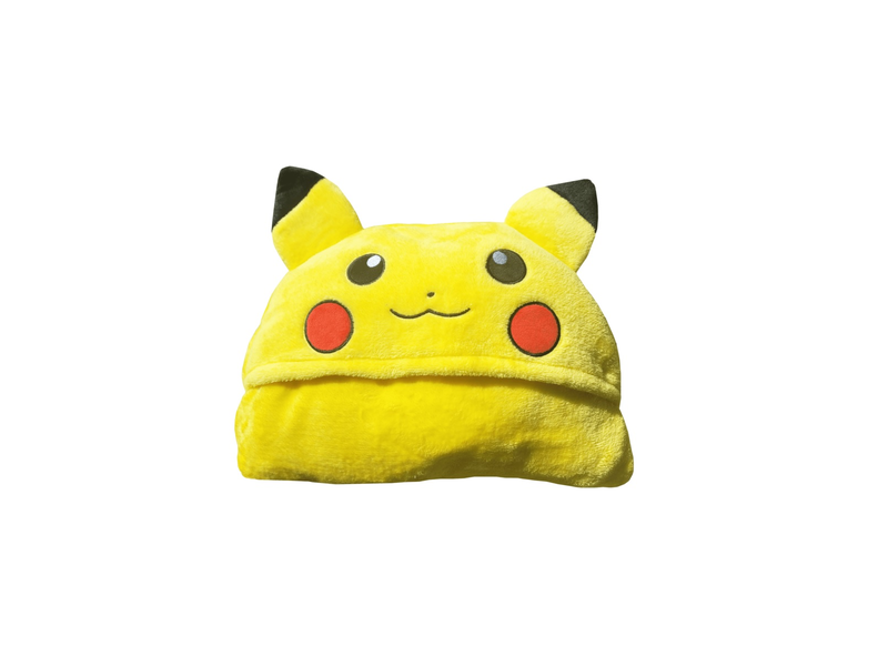 Pokémon Fleece blanket with hood Pikachu - 120 x 150 cm