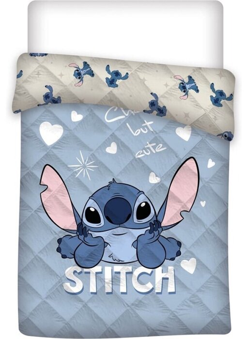 Disney Lilo & Stitch Tagesdecke Herzen 140 x 200 cm Polyester
