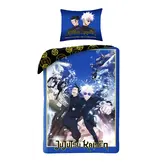 Jujutsu Kaisen Jujutsu Kaisen dekbedovertrek - Eenpersoons - 140 x 200 cm / 70 x 90 cm - Polyester