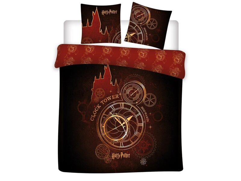 Harry Potter Duvet cover, Clock Tower - Twin - 240 x 220 cm - Polycotton