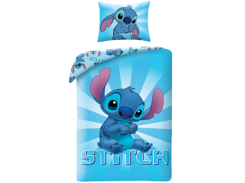 Disney Lilo & Stitch Housse de couette, Shine - Simple - 140 - 200 cm / 70 x 90 cm - Coton