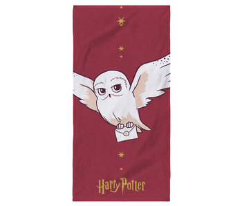 Harry Potter Serviette de plage Hedwig 75 x 150 cm Coton