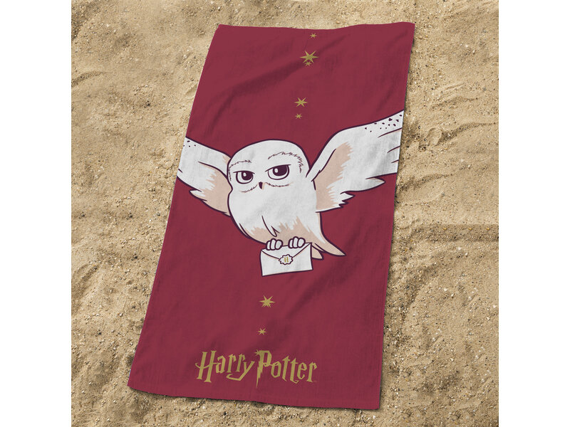 Harry Potter Strandtuch, Hedwig - 75 x 150 cm - Baumwolle