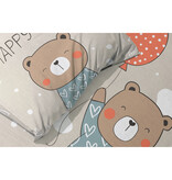 Cuddles BABY-/Kleinkind-Bettbezug, Bär - 100 x 135 cm / 40 x 60 cm - Baumwolle