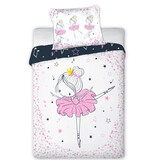 Cuddles BABY / Toddler duvet cover, Ballerina - 100 x 135 cm / 40 x 60 cm - Cotton